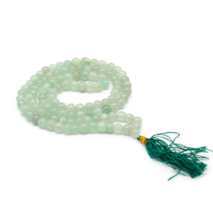 108 Bead Gemstone Mala Beads - Green Aventurine - Cosmic Serenity Shop