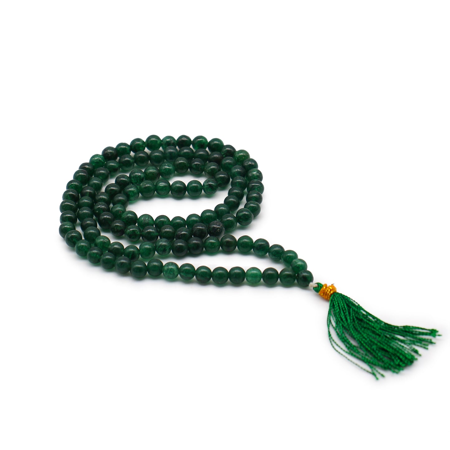 108 Bead Gemstone Mala Beads - Jade - Cosmic Serenity Shop