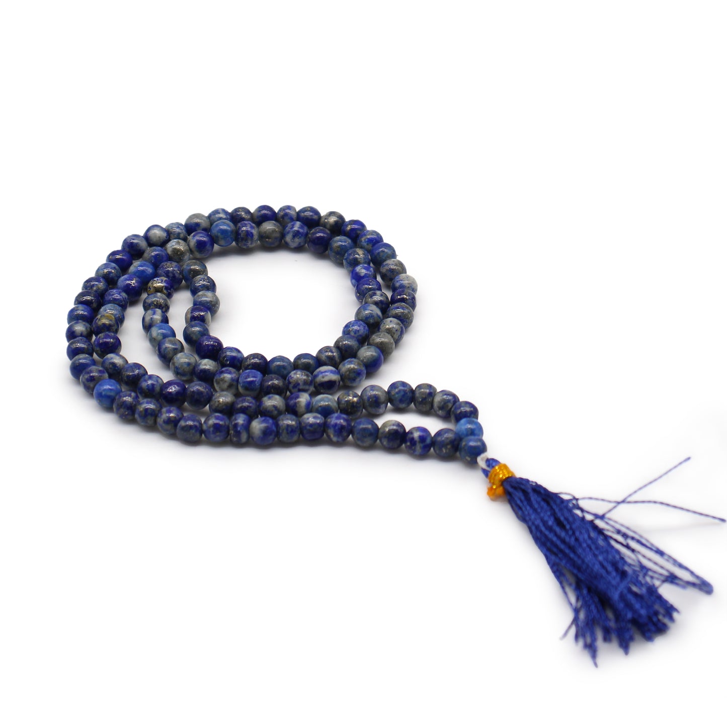 108 Bead Gemstone Mala Beads - Lapis - Cosmic Serenity Shop