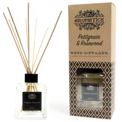 Petitgrain & Rosewood Essential Oil Reed Diffuser - Cosmic Serenity Shoop