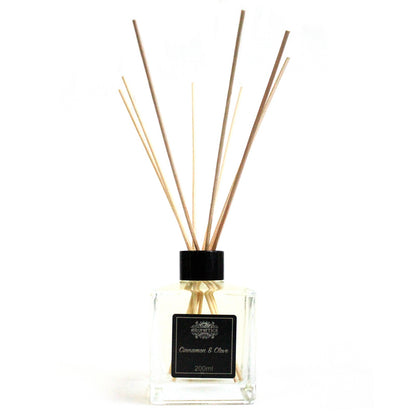 Cinnamon & Clove Essential Oil Reed Diffuser - 200ml - CosmicSerenityShop