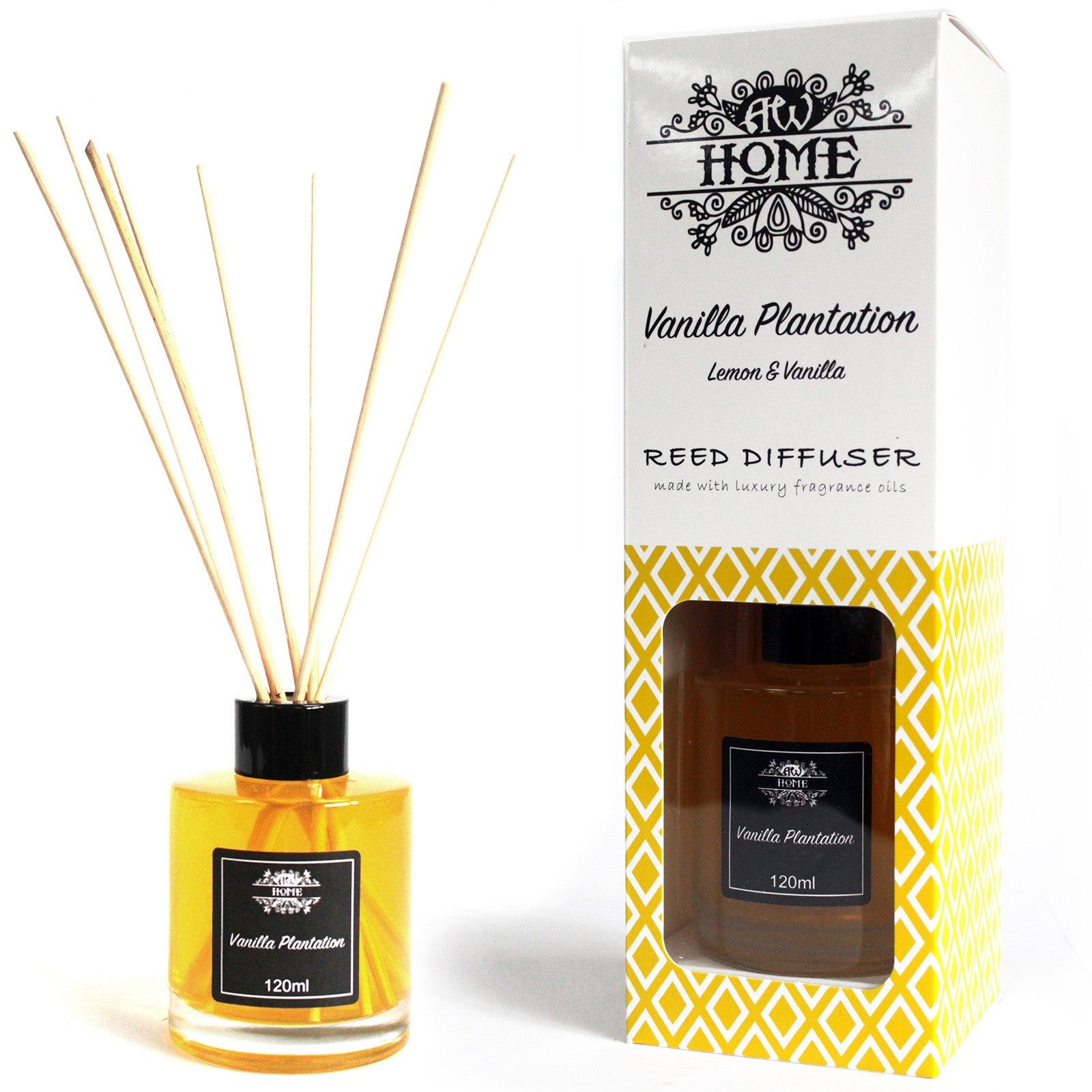 Vanilla Plantation Essential Oil Reed Diffuser - CosmicSerenityShop