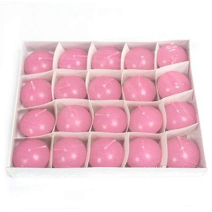 Small Floating Candle - Pink x 10