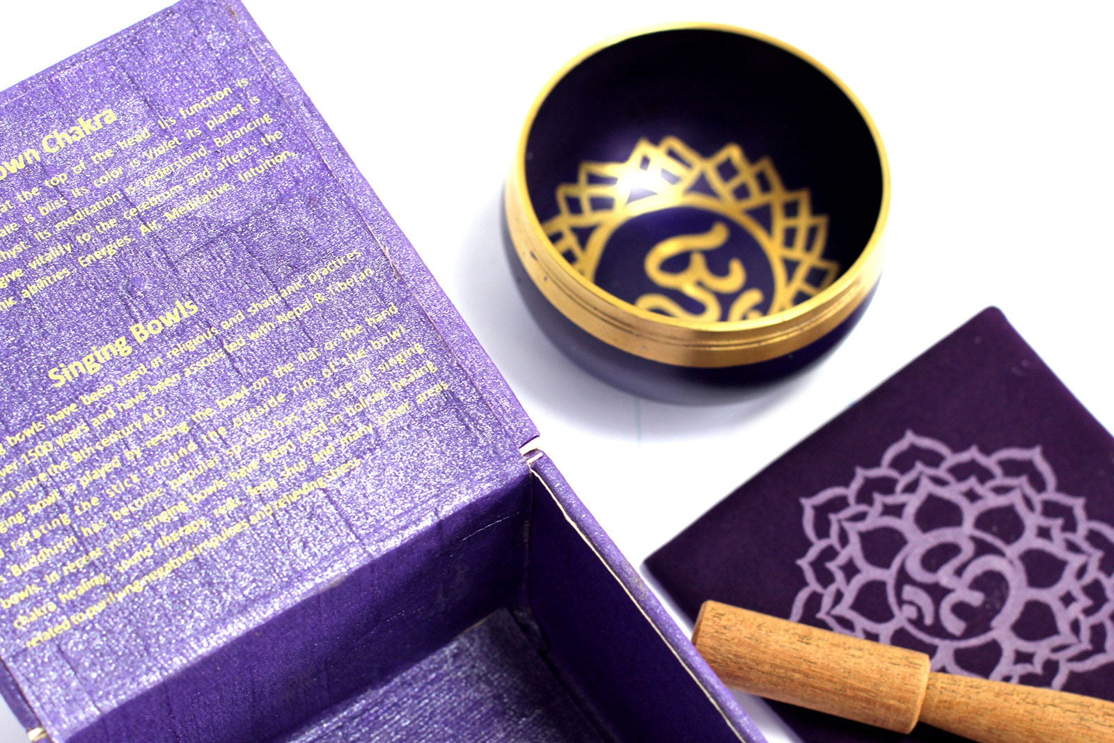 Chakra Singing Bowls - Crown - Cosmic Serenity Shop