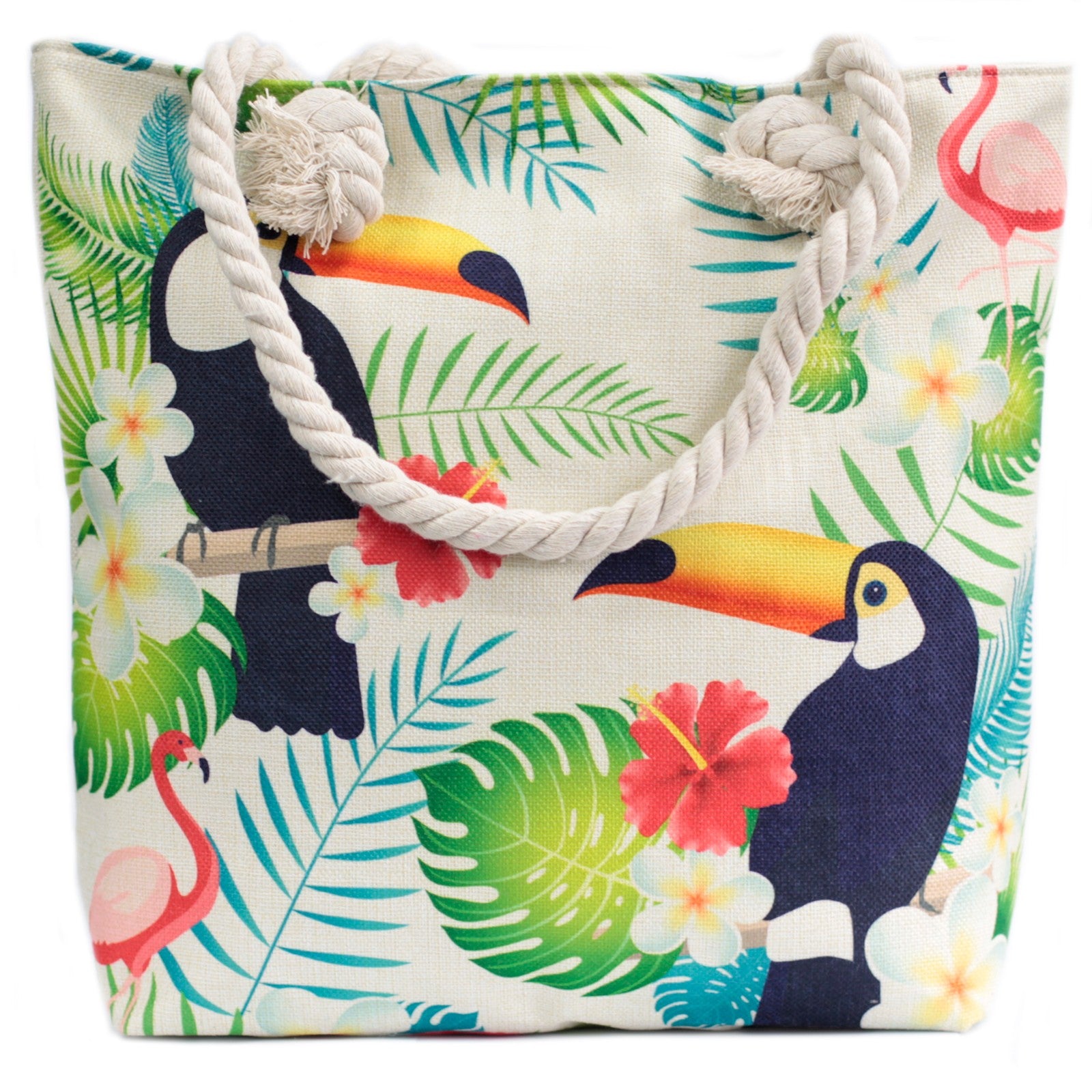 Classic Rope Handled Bags - Tropical Toucan - Cosmic SerenityShop