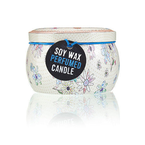Art Tin Soy Wax Candles - Assorted Designs - Cosmic Serenity Shop