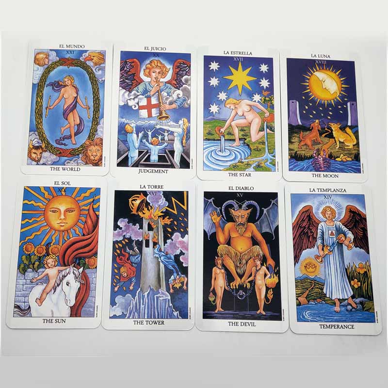 English Version Fate Divination Tarot Cards - CosmicSerenityShop