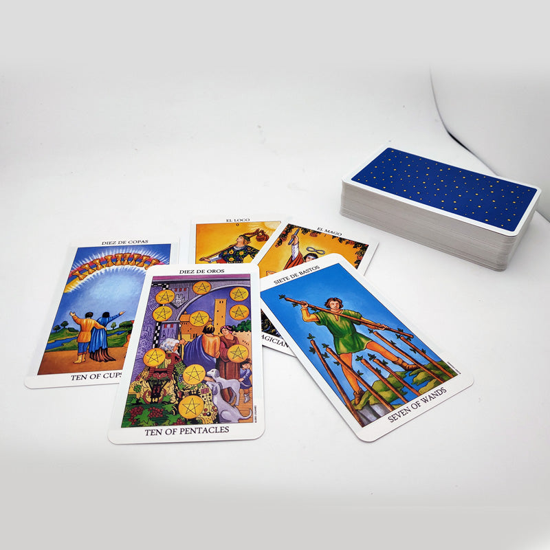 English Version Fate Divination Tarot Cards - CosmicSerenityShop