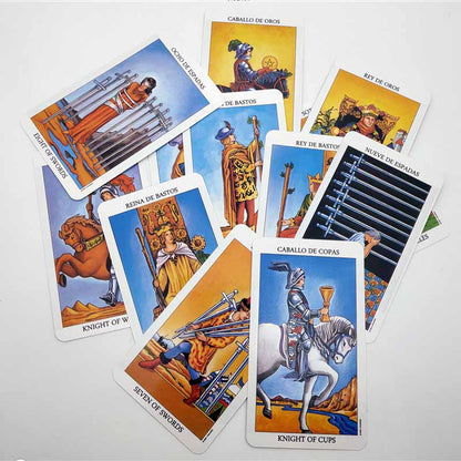 English Version Fate Divination Tarot Cards - CosmicSerenityShop