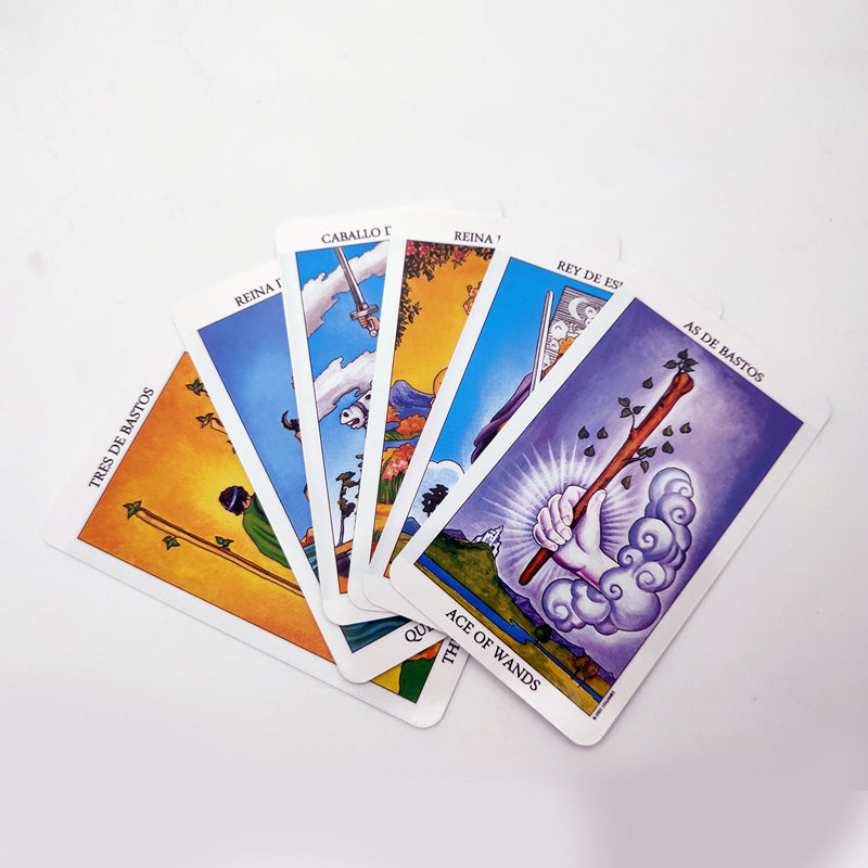 English Version Fate Divination Tarot Cards - CosmicSerenityShop