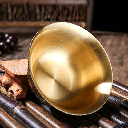 Buddhist Shrine Copper Water Bowl, Cosmic Serenity Shop