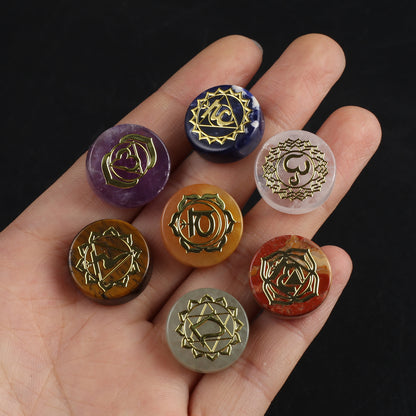 7 Chakras Natural Stone Healing Gemstones - Cosmic Serenity Shop