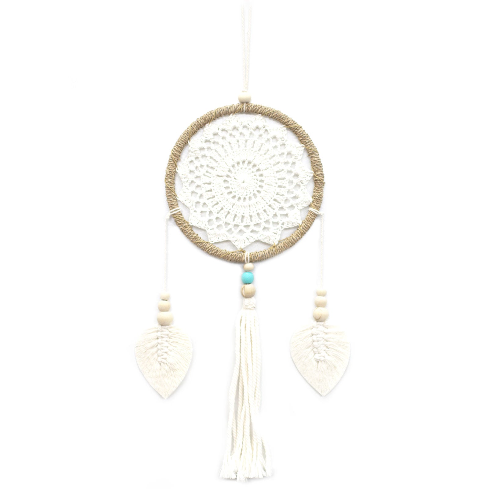 Bali Dream Catcher - Medium Natural Elemental Spirits - Cosmic Serenity Shop