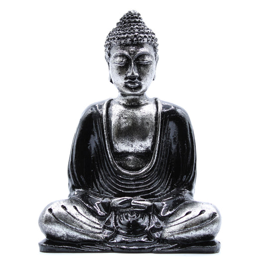 Black & Grey Buddha - Medium - Cosmic Serenity Shop
