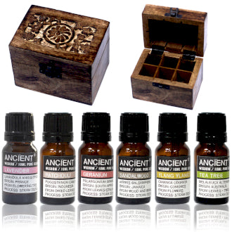 6 Essential Oils and Box Set - CosmicSerenityShop