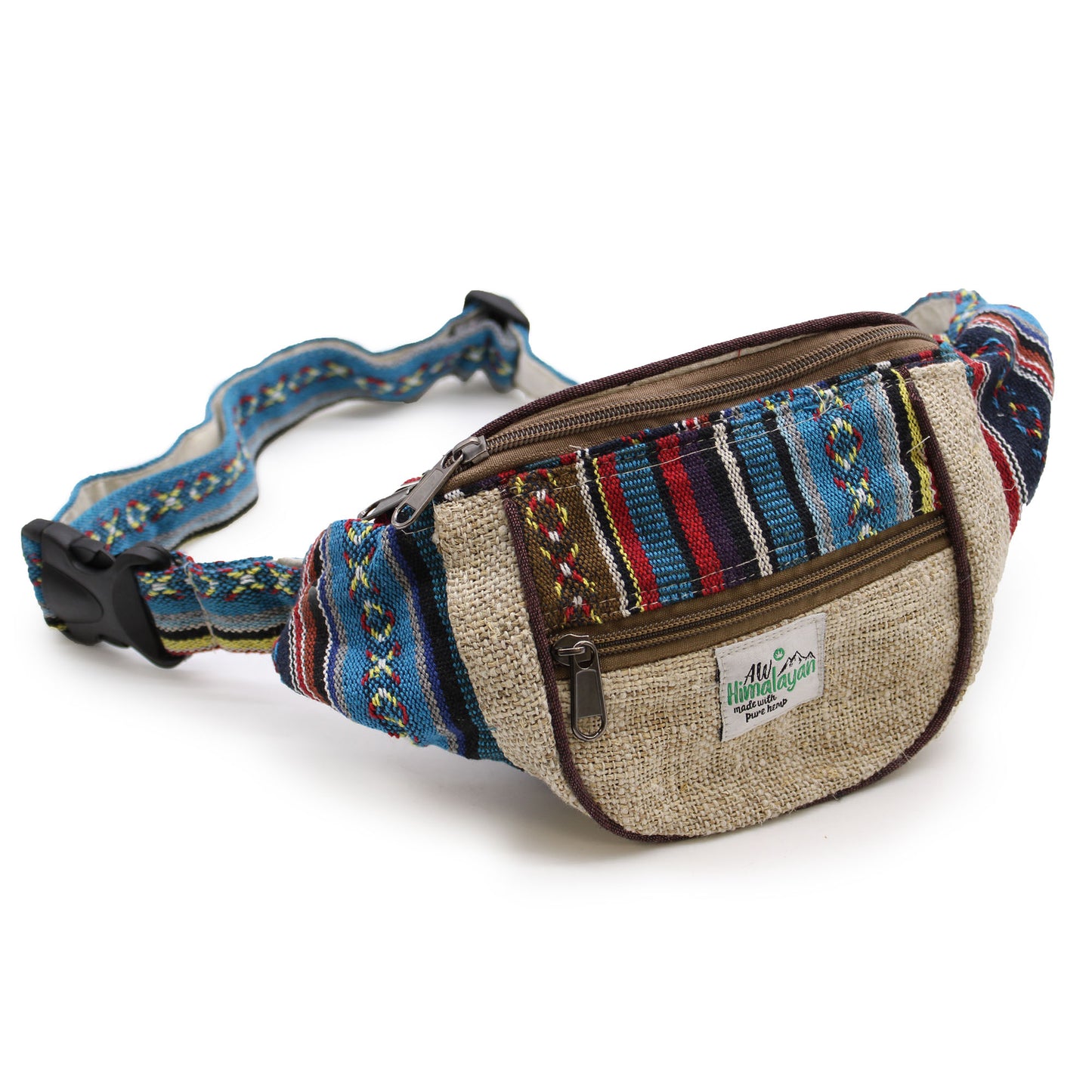 Hemp & Cotton Bum Bag (assorted) - Cosmic Serenity Shop