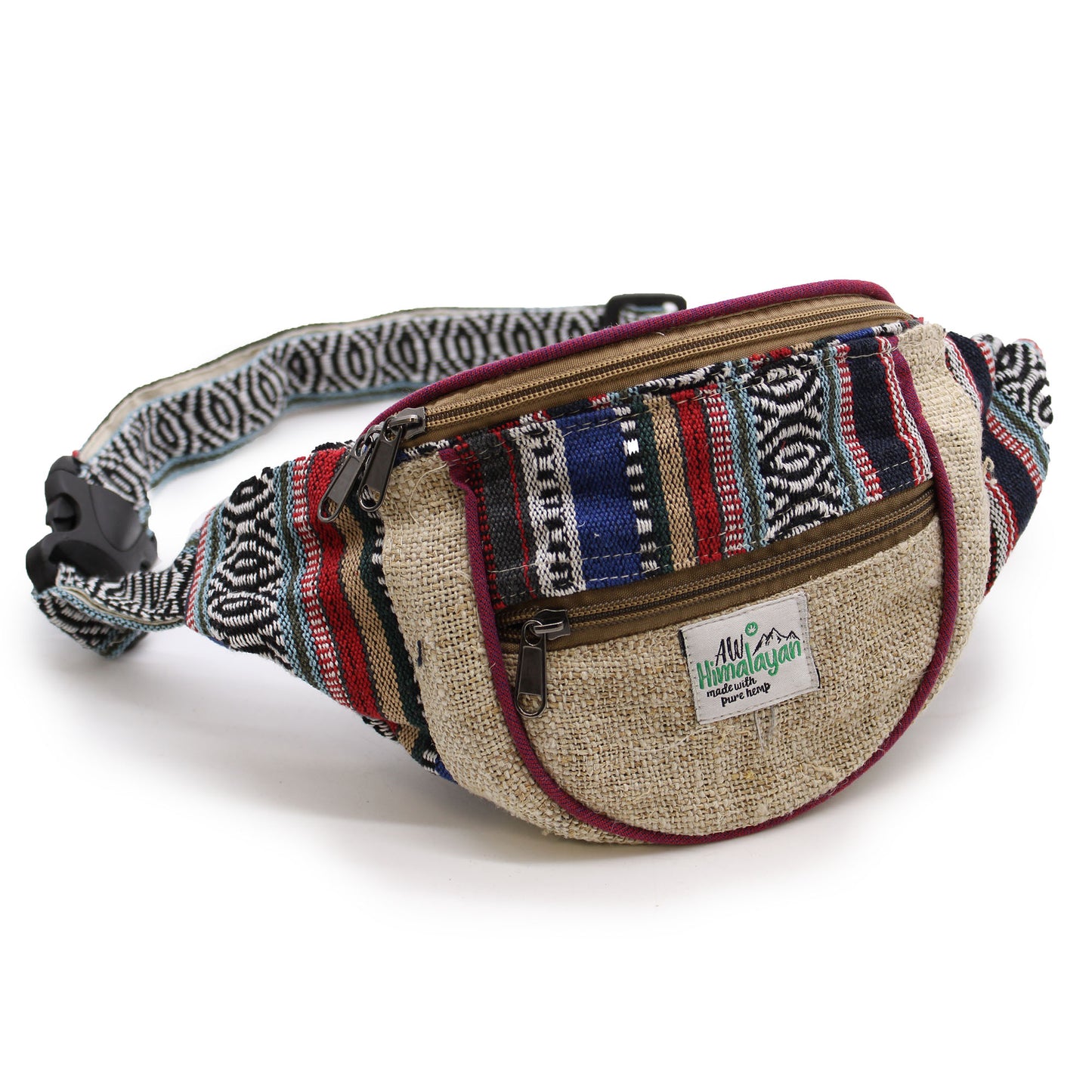 Hemp & Cotton Bum Bag (assorted) - Cosmic Serenity Shop