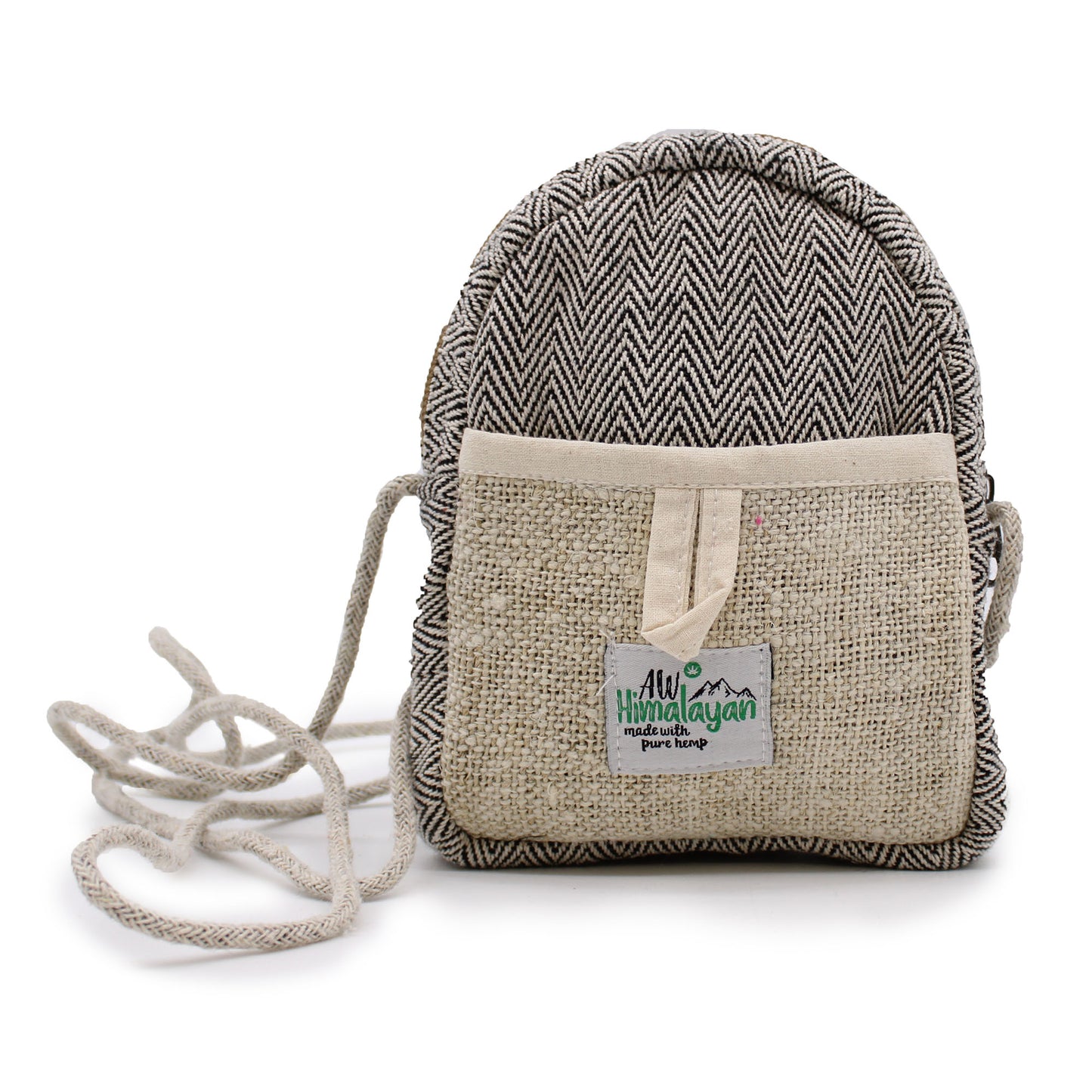 Hemp & Cotton Mobile Bag - String (Asst) - Cosmic Serenity Shop