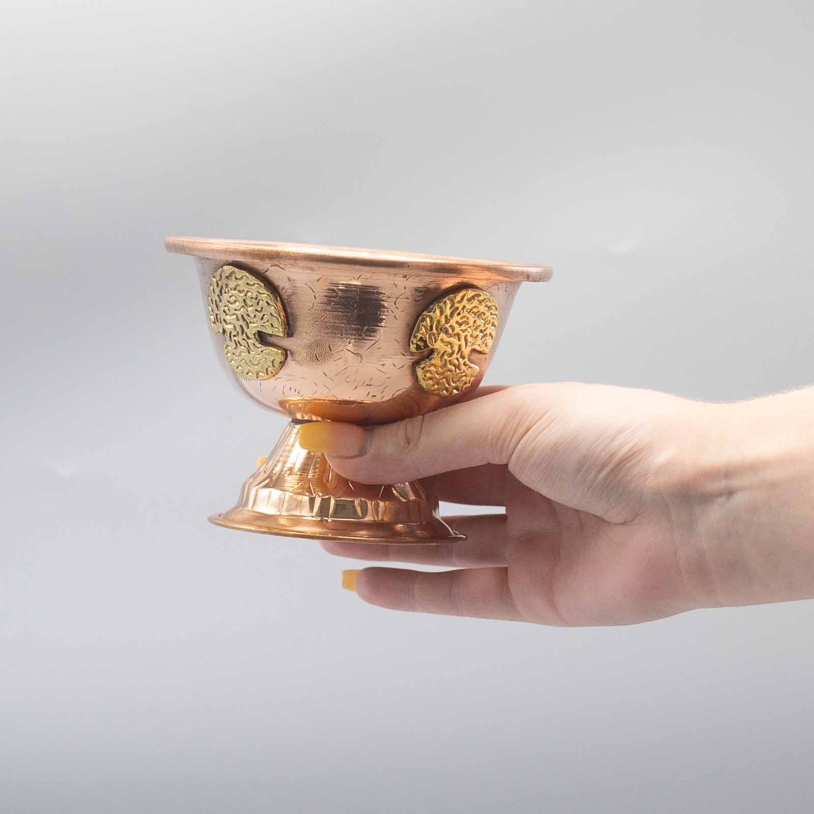 Copper Ritual Chalice with Tree of Life 12x9cm - Cosmic Serenity Shop