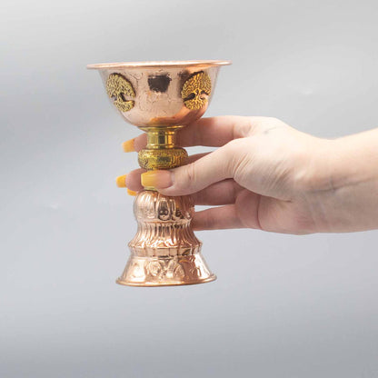 Copper Ritual Goblet with Tree of Life 10x15cm - Cosmic Serenity Shop
