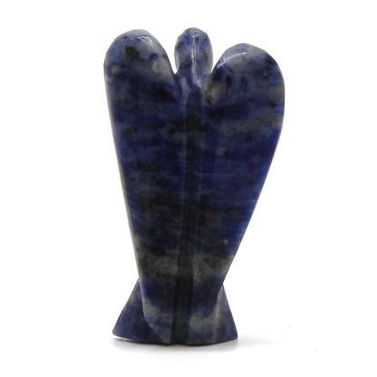 Hand Carved Gemstone Angel - Sodalite - CosmicSerenityShop