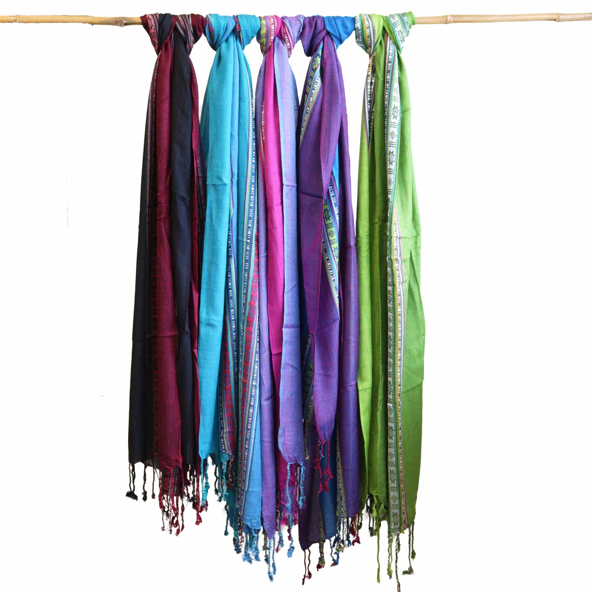 Varanasi Scarves - Passion Purple (22x72in) - Cosmic Serenity Shop