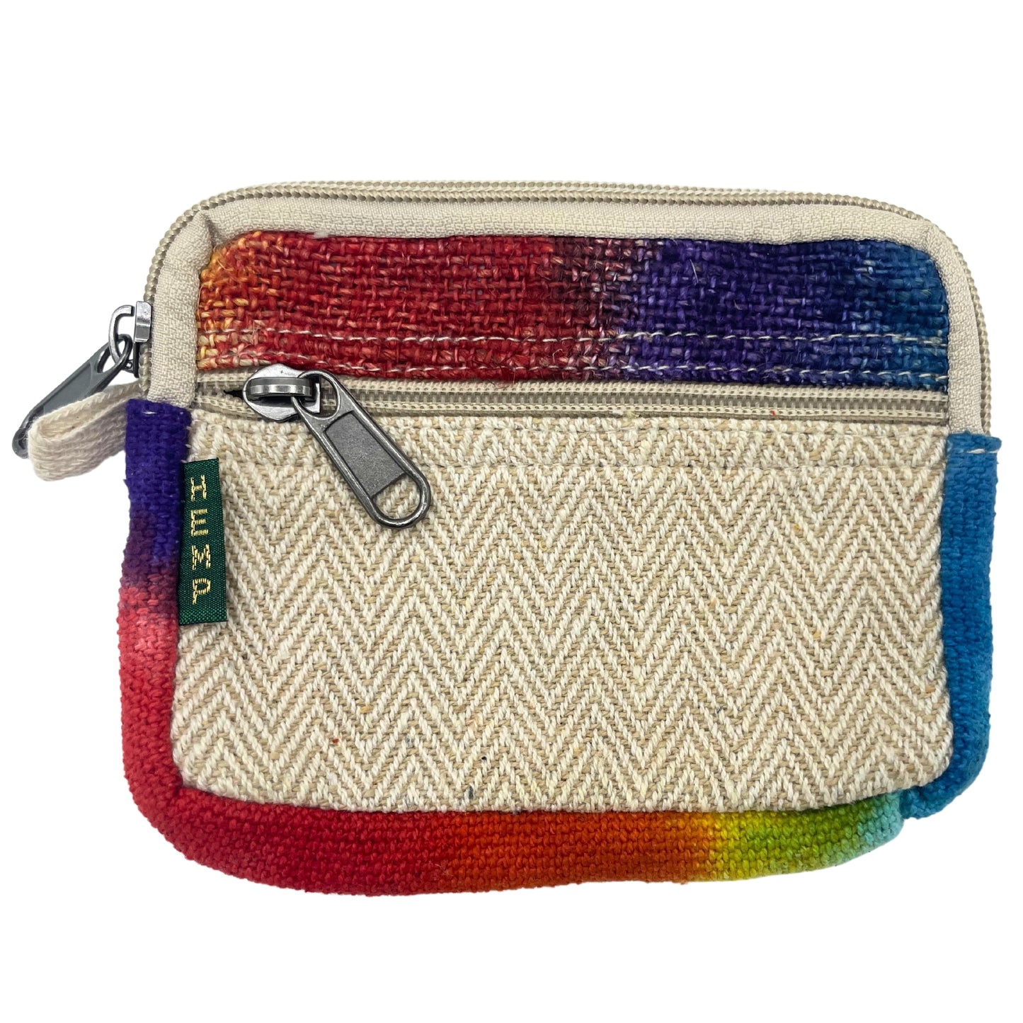 Hemp & Cotton Tie Dye Square Pouch - Cosmic Serenity Shop