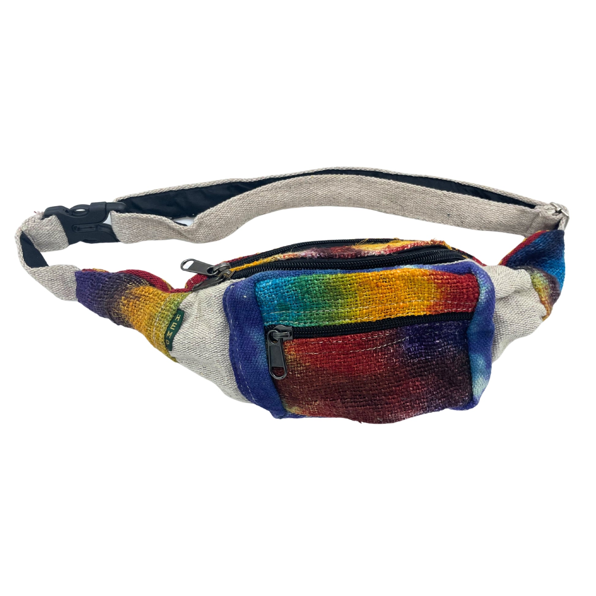 Hemp & Cotton Tie Dye Bum Bag - Cosmic Serenity Shop