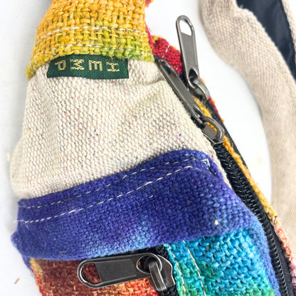 Hemp & Cotton Tie Dye Bum Bag - Cosmic Serenity Shop