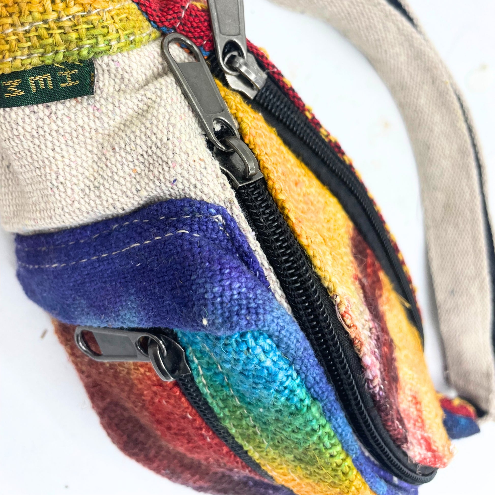 Hemp & Cotton Tie Dye Bum Bag - Cosmic Serenity Shop