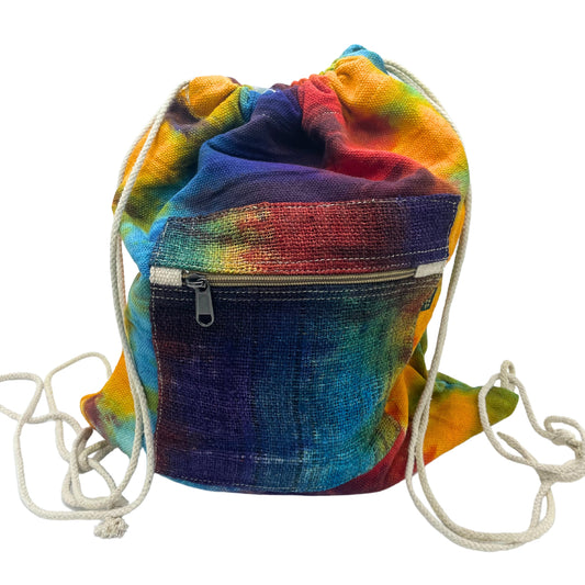 Hemp & Cotton Tie Dye String Bag - Cosmic Serenity Shop