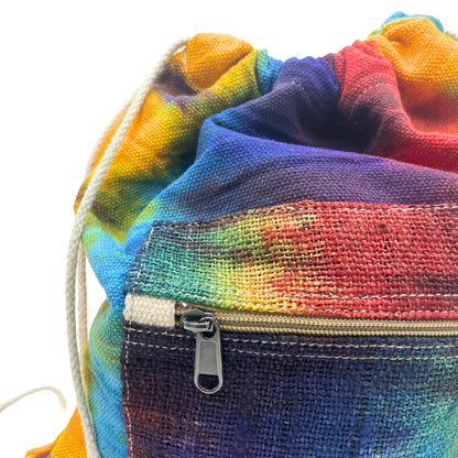 Hemp & Cotton Tie Dye String Bag - Cosmic Serenity Shop