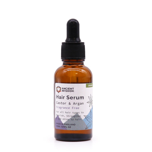Organic Nourishing Hair Serum 30ml - Unscented - CosmicSerenityShop