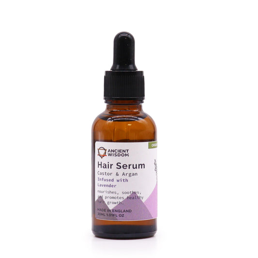 Organic Nourishing Hair Serum 30ml - Lavender - CosmicSerenityShop