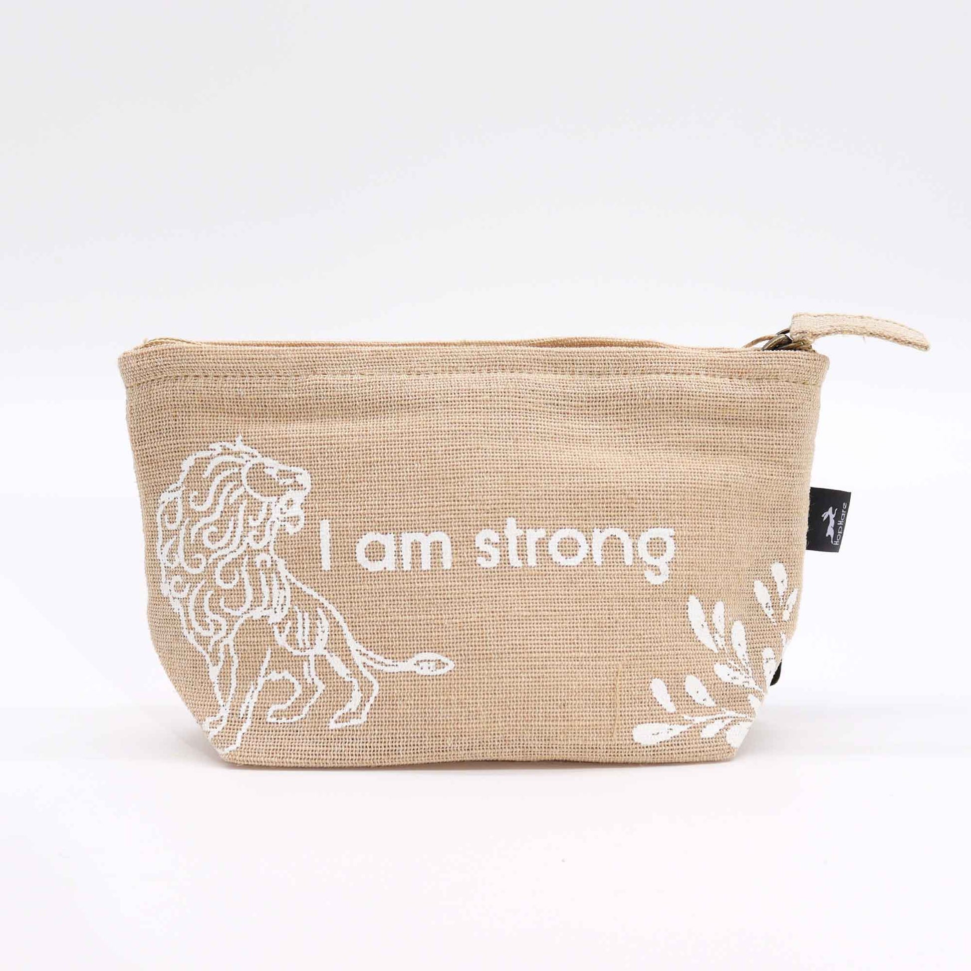 Hop Hare Pouch - I am Strong - Cosmic Serenity Shop