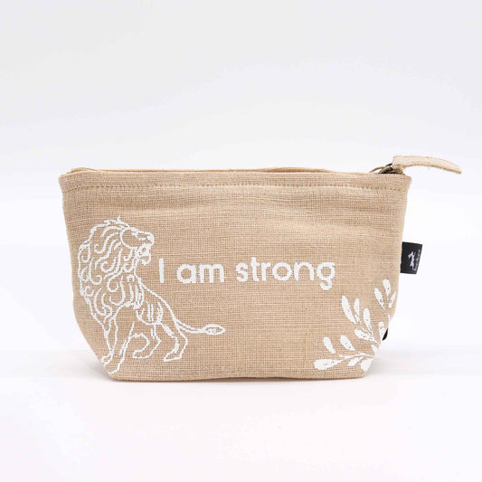 Hop Hare Pouch - I am Strong - Cosmic Serenity Shop