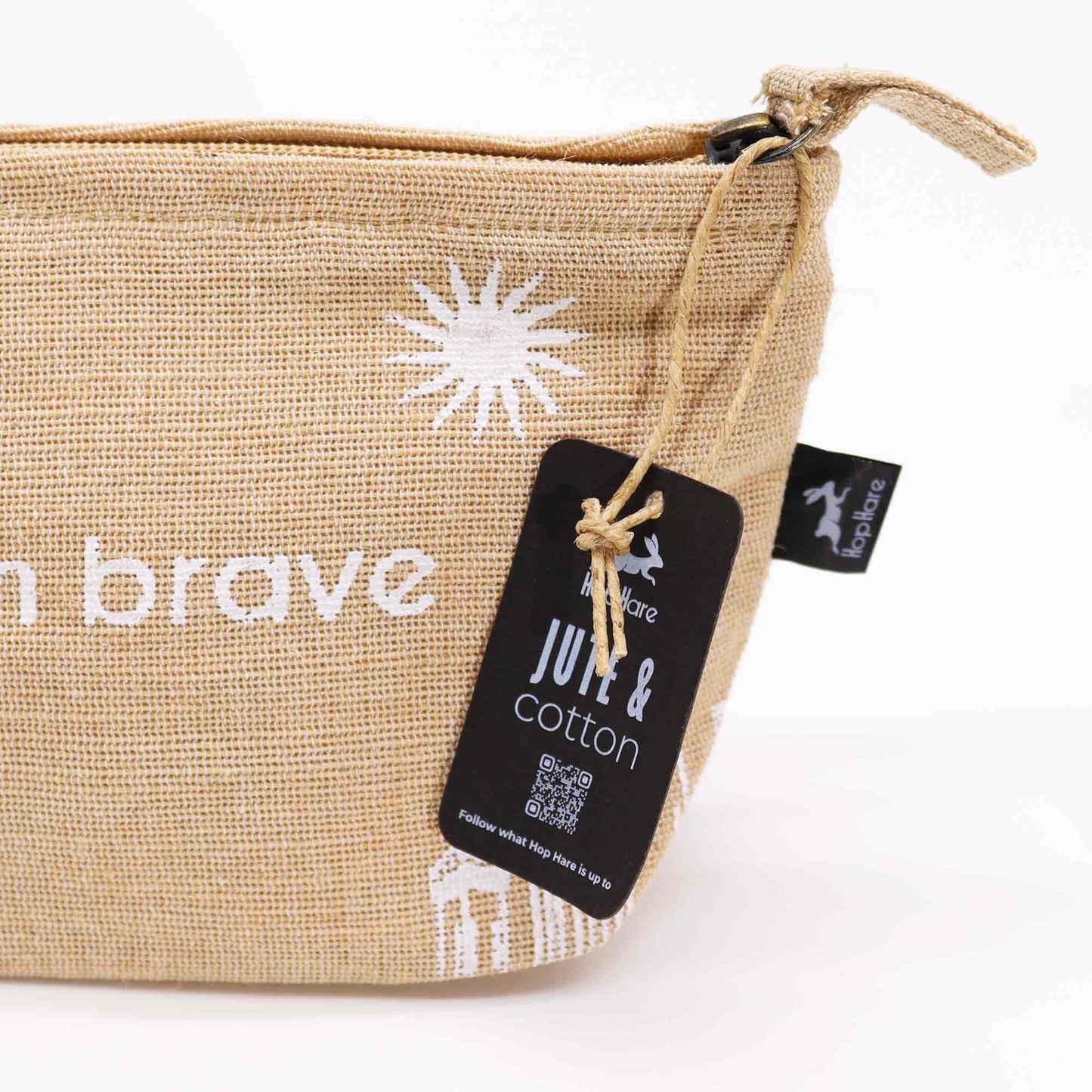 Hop Hare Pouch - I AM Brave - Cosmic Serenity Shop