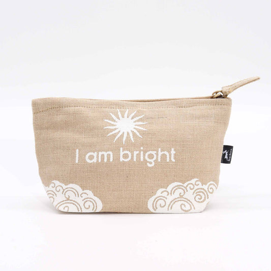 Hop Hare Pouch - I am Bright - Cosmic Serenity Shop