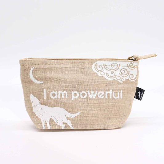 Hop Hare Pouch - I am Powerful - Cosmic Serenity Shop