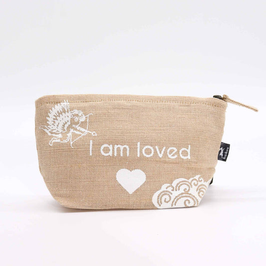 Hop Hare Pouch - I am Loved - Cosmic Serenity Shop