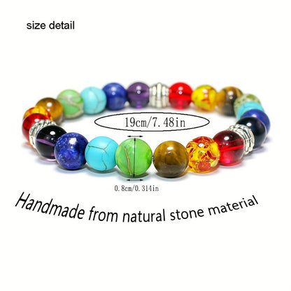 Chakra Stone Unisex Bracelet  - CosmicSerenityShop