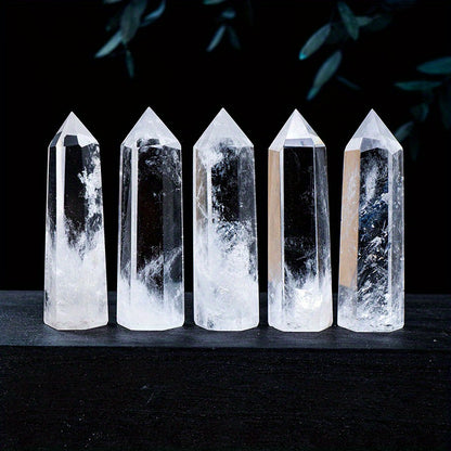 Pure Natural Quartz Crystal Tower - CosmicSerenityShop