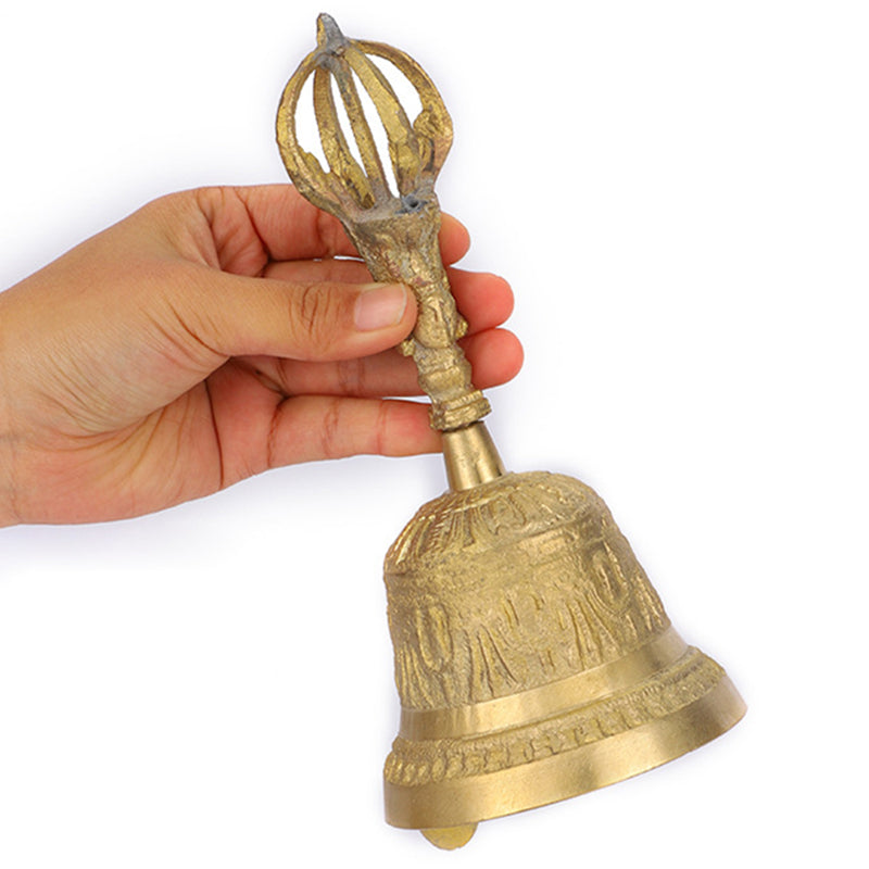 Buddhist Copper Hand Bells - Cosmic Serenity Shop