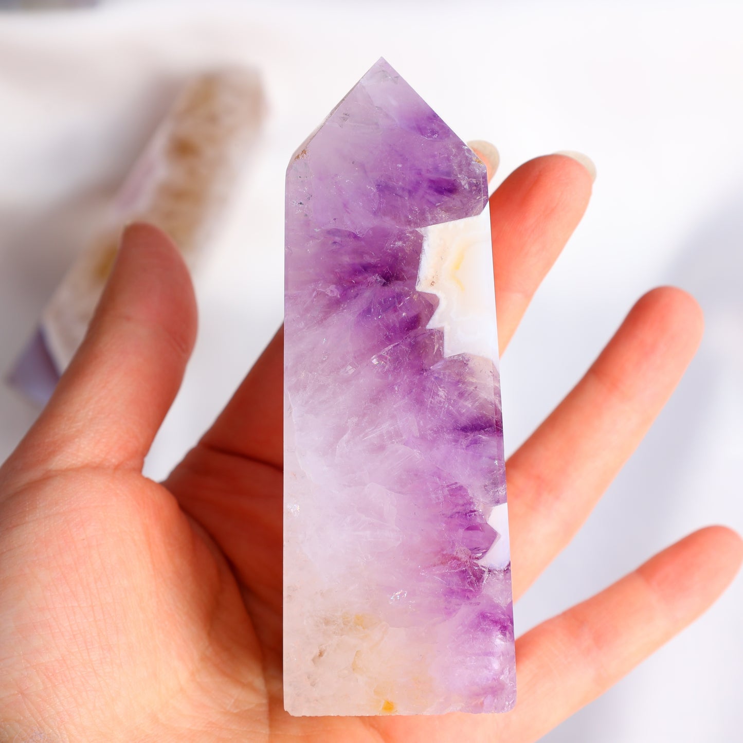 Natural Crystal Towers Square Pillar - Cosmic Serenity Shop