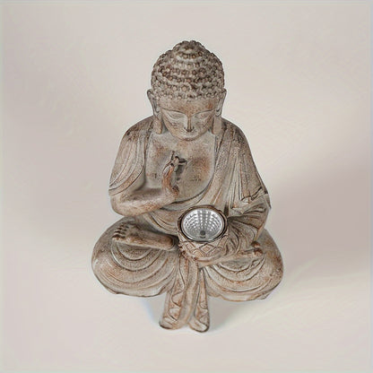 Zen Garden Solar Powered Buddha Statue