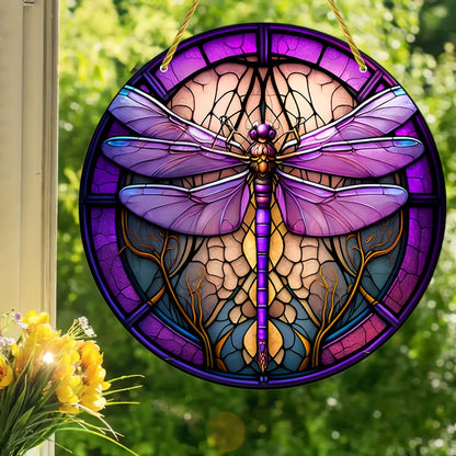 5.9 x 5.9 inch Acrylic Dragonfly Wall Hanging (15x15cm) - Cosmic Serenity Shop