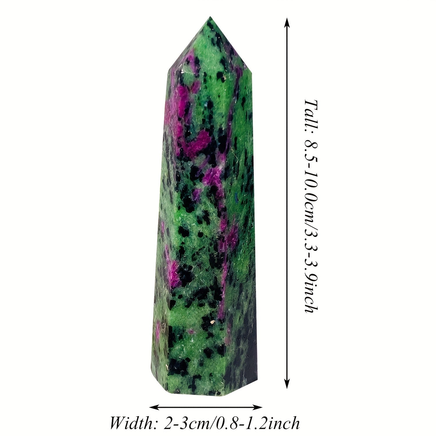 Natural Crystal Ruby Zoisite Tower - Cosmic Serenity Shop