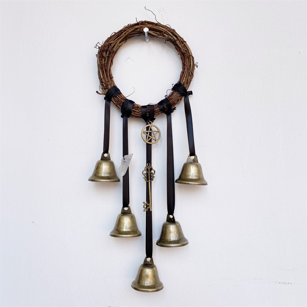 Rattan Circle with Bells