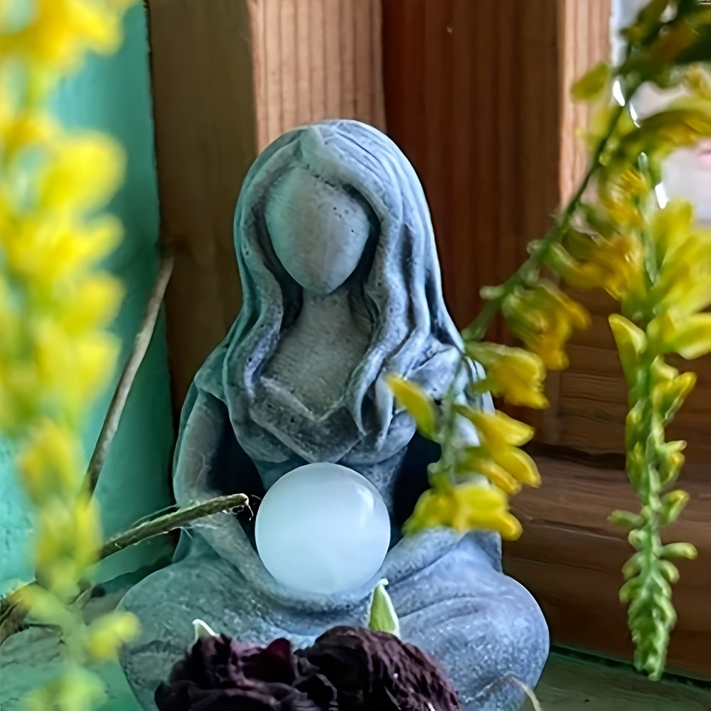 Moon Goddess Resin Statue - Cosmic Serenity Shop