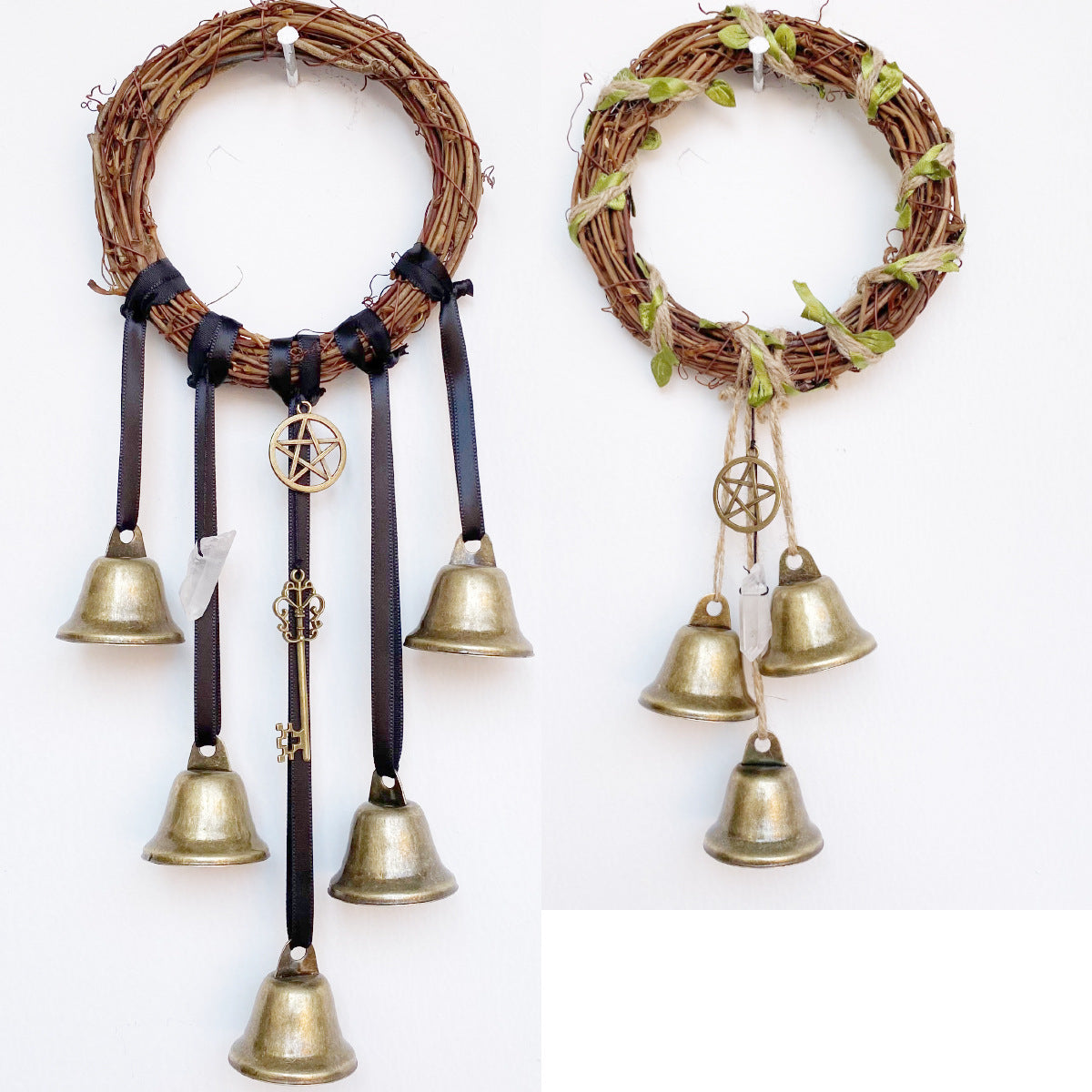 Rattan Circle with Bells